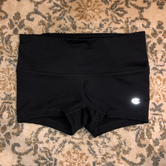 Champion Pants - black CHAMPION biker shorts
